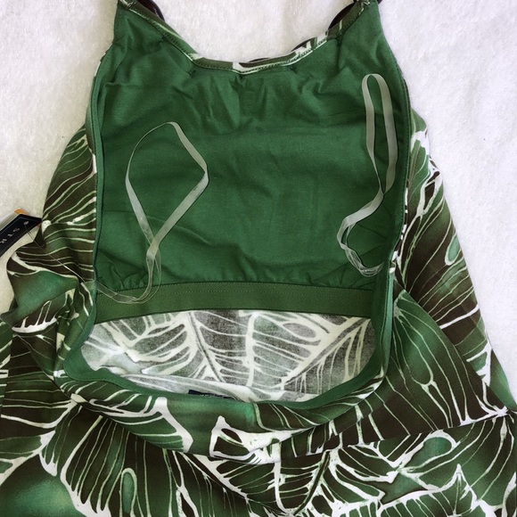 NWT Jones New York Palm Print Halter Top - Picture 7 of 10